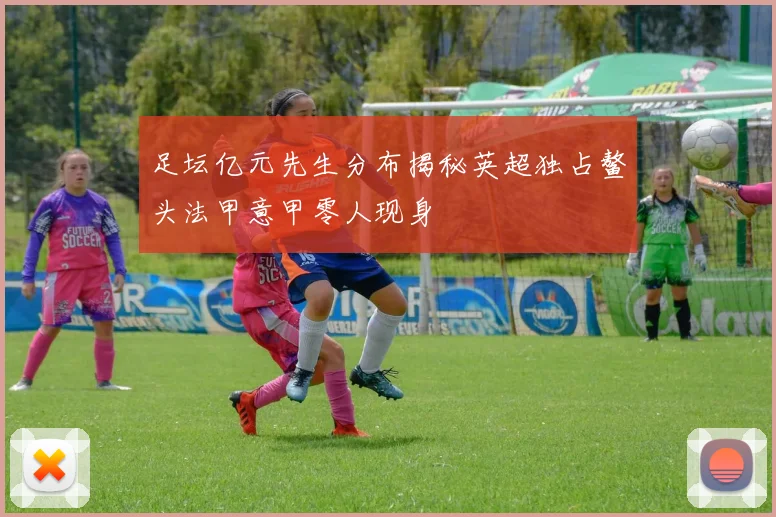 足坛亿元先生分布揭秘英超独占鳌头法甲意甲零人现身